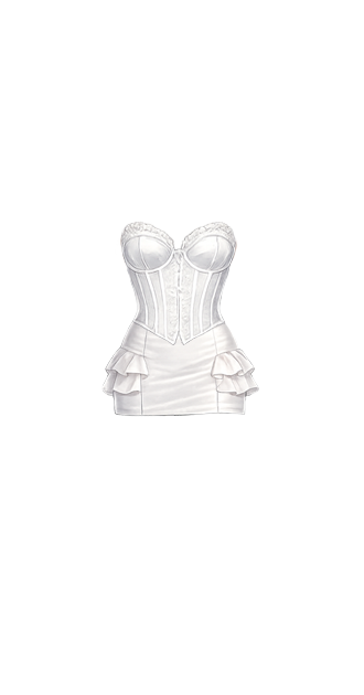 Ivory Corset Dress