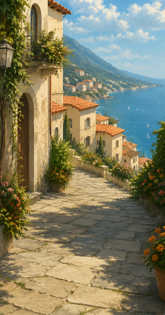 Cozy Coastal Town