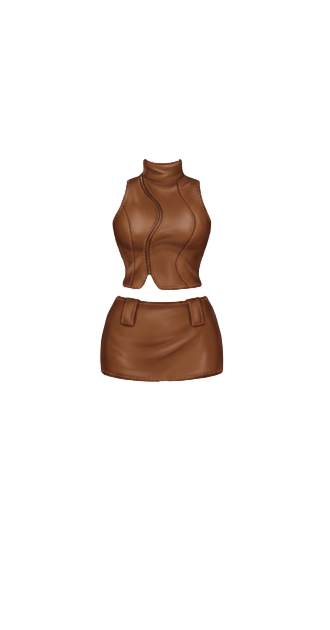Leather Caramell Set