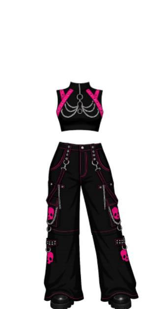 Kpop Pink Venom Skull