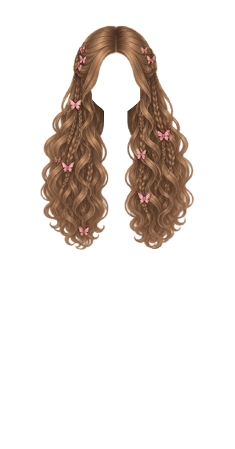 Butterfly hair
