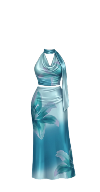 Blue Silk Pattern