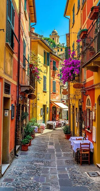 Italy Street Background
