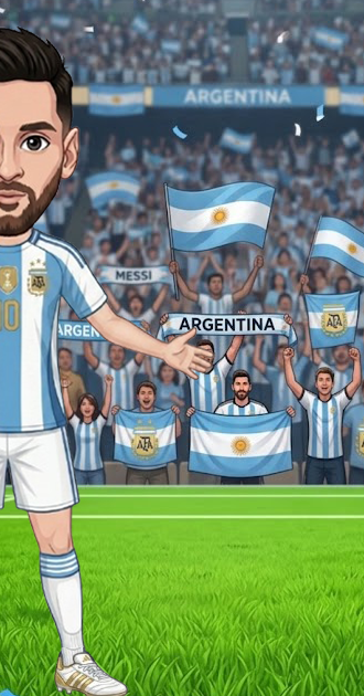 Messi Hug By Nena