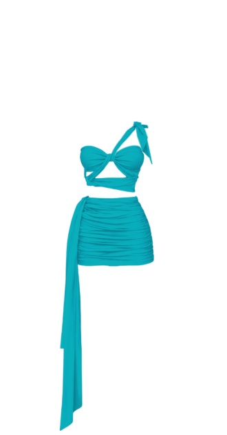 Kira Aqua Dress