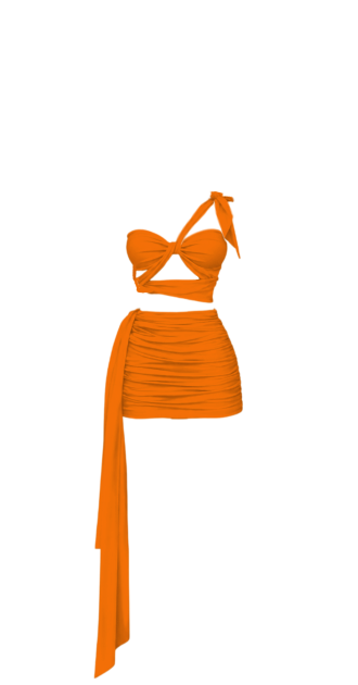 Kira Orange Dress