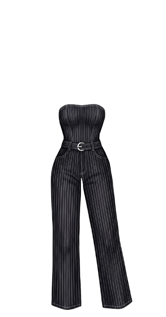 Pinstripe One-Piece