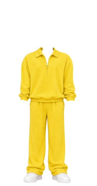 Bruno Yellow Oversize Outfit
