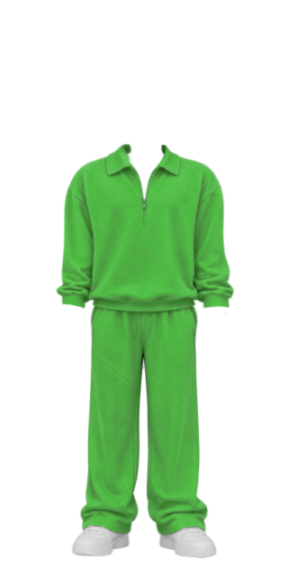 Bruno Green Oversize Outfit
