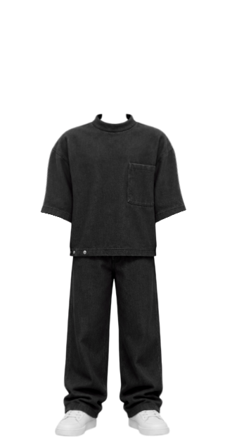 Rico Black Oversize Outfit