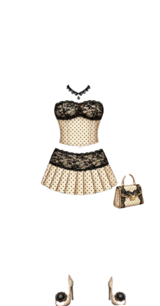 Polka Lace Outfit