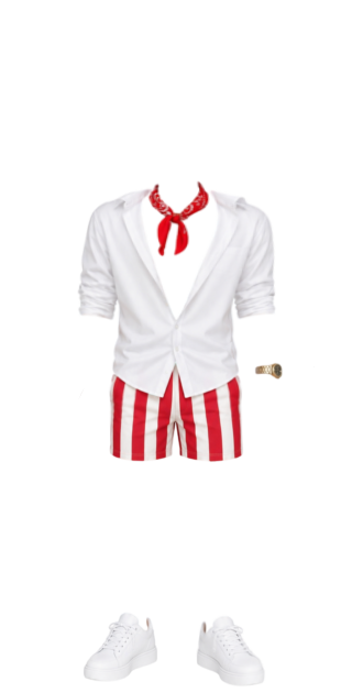 Alejandro Red Outfit