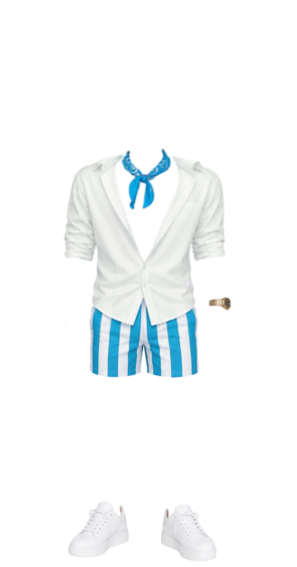 Alejandro Blue Outfit