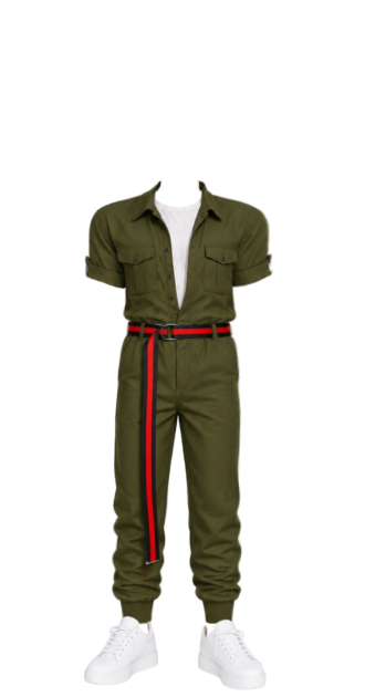 Thiago Khaki Outfit