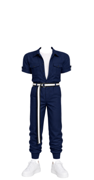 Thiago Blue Outfit