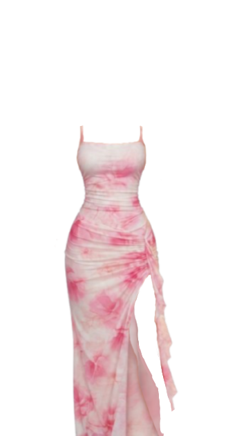 Long Floral Beach Dress