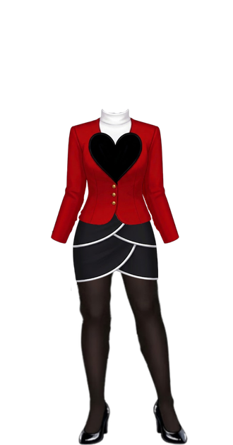 Fran Fine (Red Suit Black Heart)