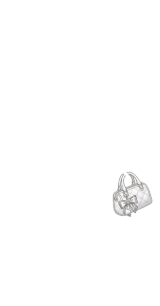 White Bow Purse (anti skin)