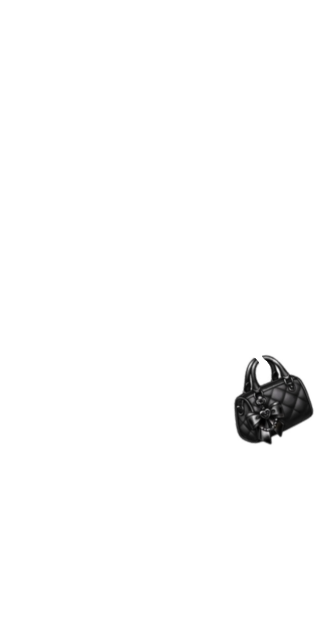 Black Bow Purse (anti skin)