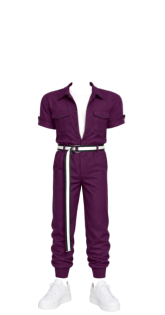 Thiago Purple Outfit