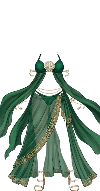 Emerald Swim Goddess