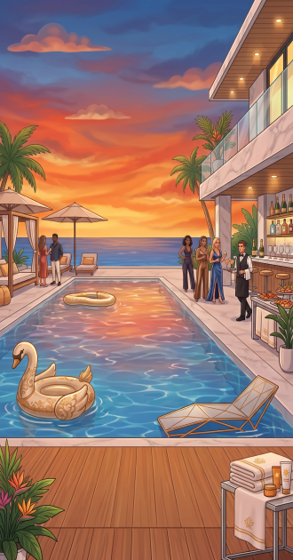 Praia e Piscina