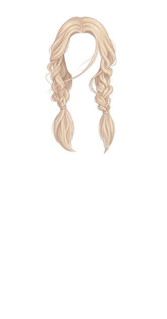 Blonde Pigtail Braids