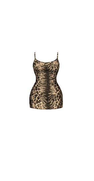 Leopard Ruched Mini Dress