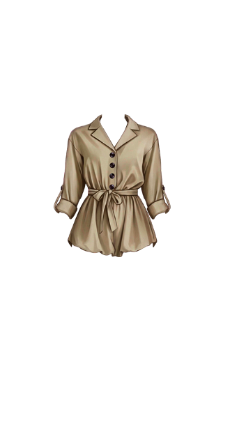 Waist-Tie Romper