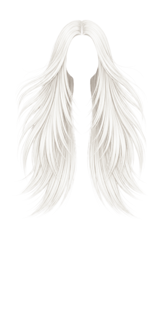 White Windy Hair