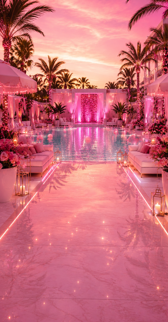 Pink Luxury Pool