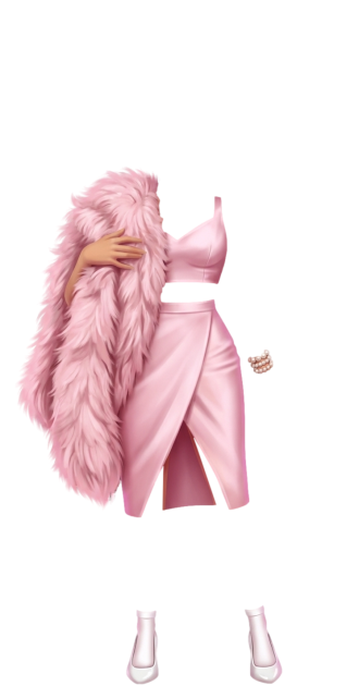 Pink Glam Pop Look
