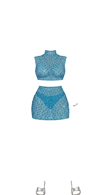 Sparkly Blue