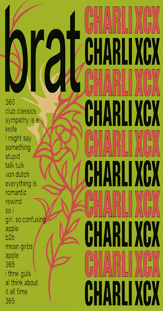 Charli xcx Brat Poster