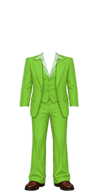 Green Elvis Suit