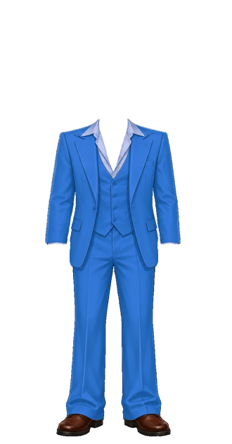 Blue Elvis Suit