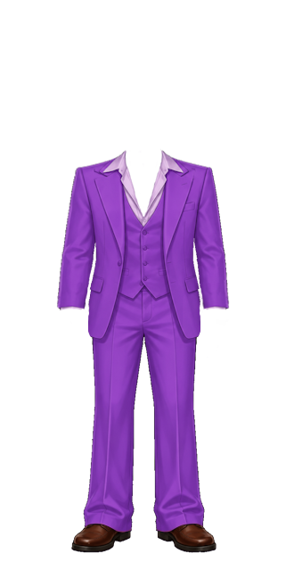 Purple Elvis Suit