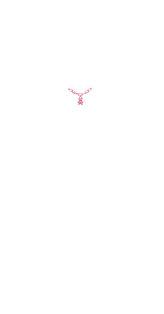 Pink Bear Necklace