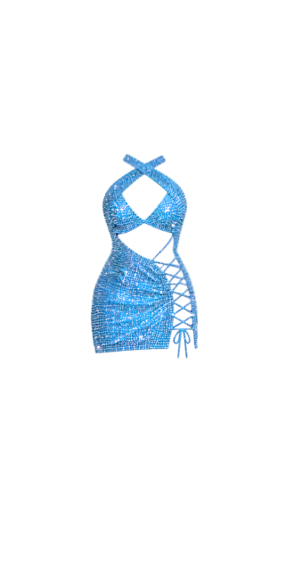 Anitta Blue Dress