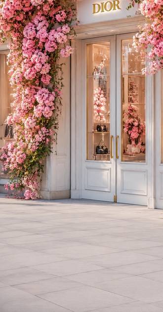 Blossoming Dior Storefront