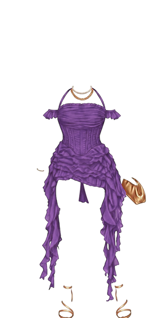 Lavender Ruffles