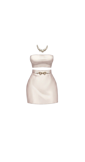 Pearl & Satin Set