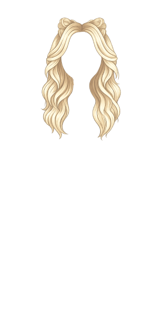 Blonde Moonlit Buns