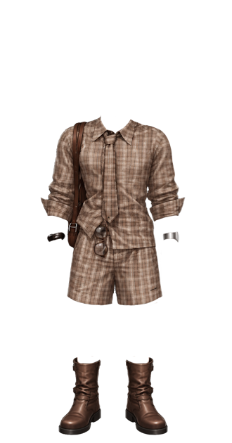Brown Flannel Thrift