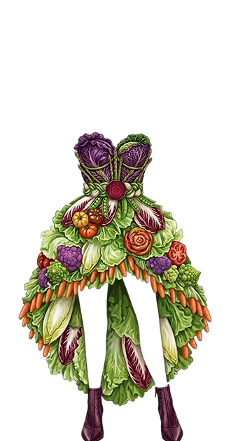 lady veggie by imon
