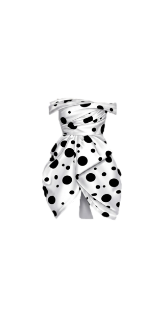 B&W Polka Dot