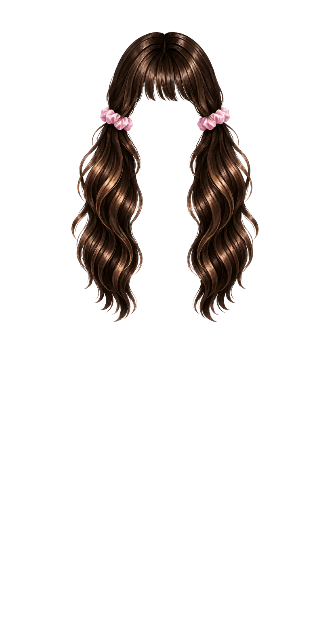 Brunette Bombshell Pigtails Hair by MissC
