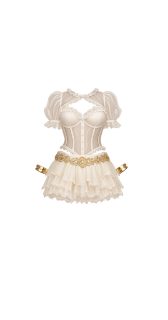 Cream Embellished Blouse