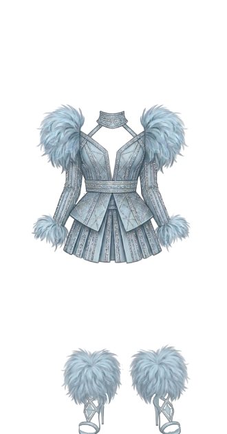 Blue Power Puff
