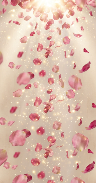 Falling petals
